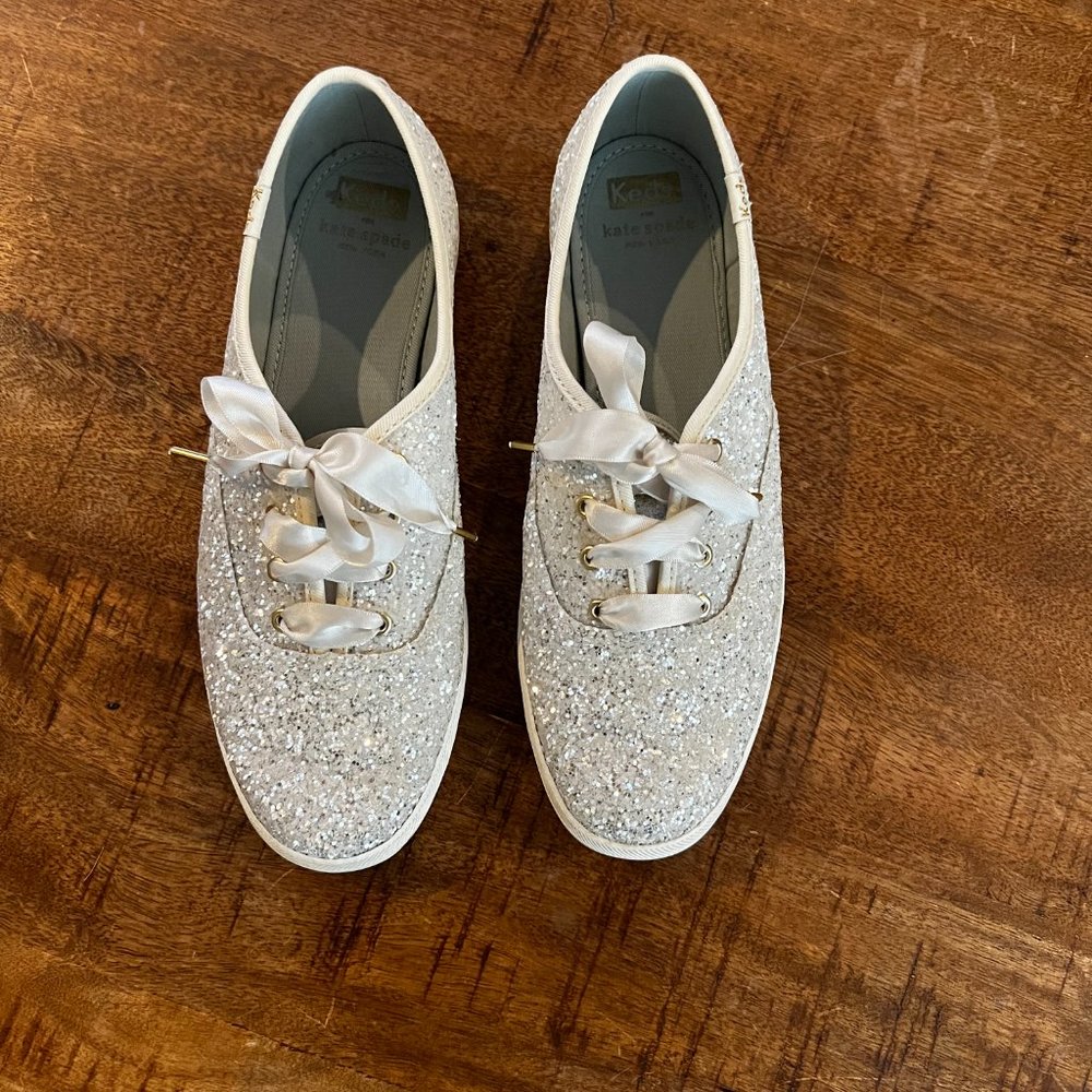 Keds x kate spade new york Champion Glitter Sneaker - Size 8.5